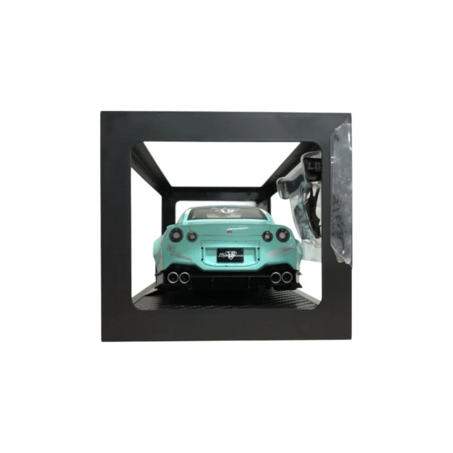 1:18 NISSAN GT-R R35 LIBERTY WALK (TURQUOISE/WHITE) JADA: PINK SLIPS