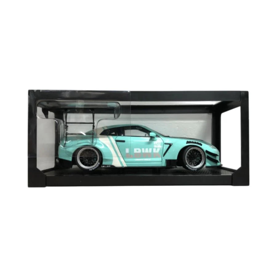 1:18 NISSAN GT-R R35 LIBERTY WALK (TURQUOISE/WHITE) JADA: PINK SLIPS