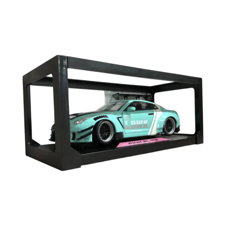 1:18 NISSAN GT-R R35 LIBERTY WALK (TURQUOISE/WHITE) JADA: PINK SLIPS