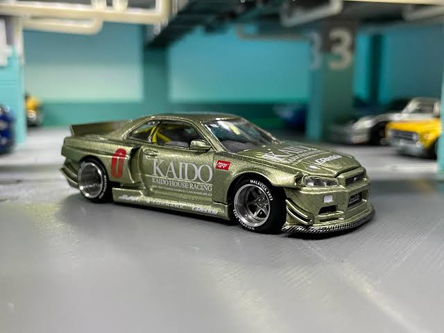 MDX Nissan Skyline GT-R R34 MALAYSIA 2023 EVENT CAR KAIDO HOUSE x MINIGT