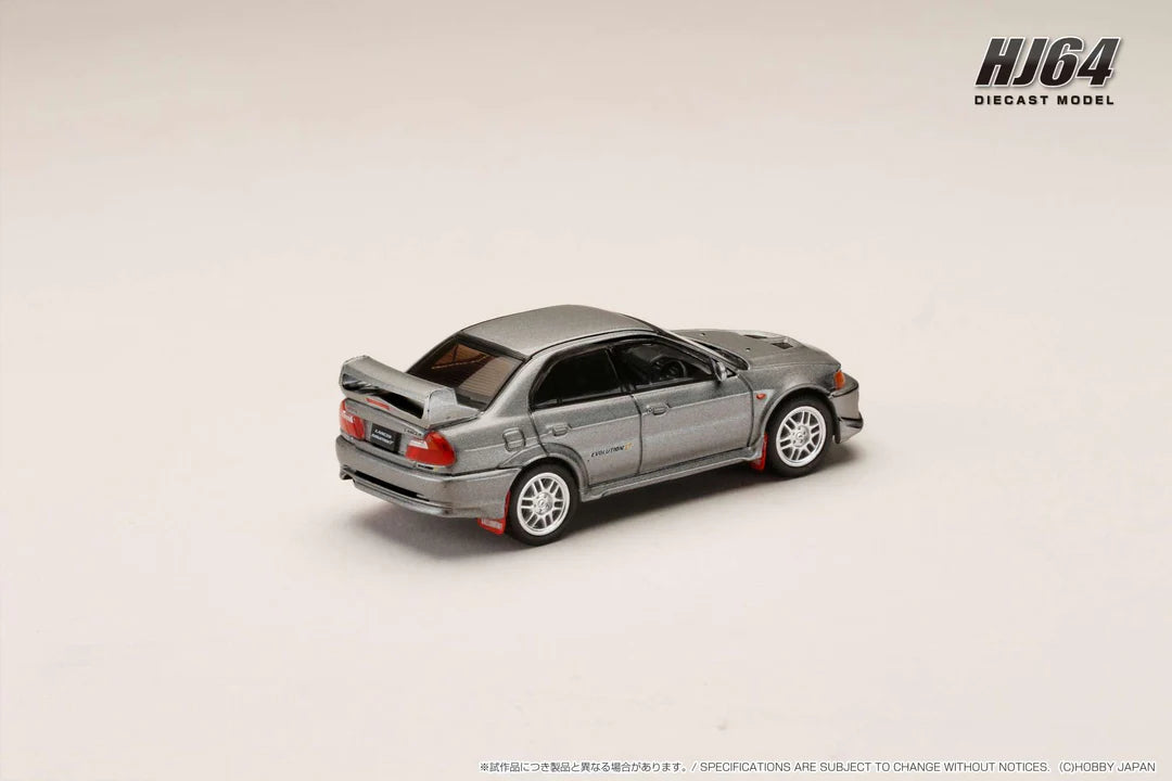 MITSUBISHI LANCER GSR EVOLUTION 5 (CP9A) 1998 WITH MUD FLAP - HOBBY JAPAN 1:64