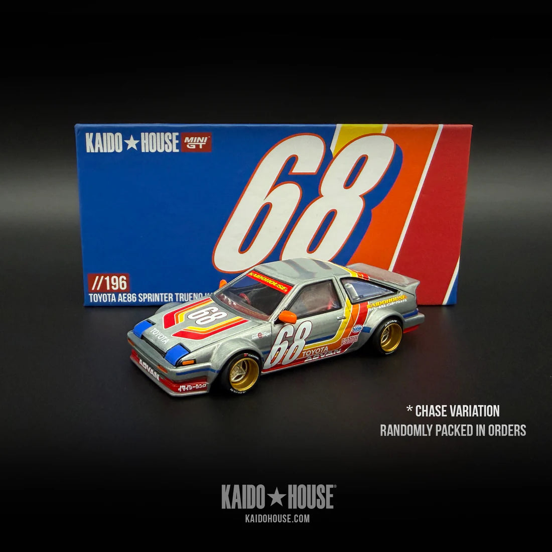 Toyota AE86 Sprinter Trueno Kaido Racing V1 - Kaido House MiniGT