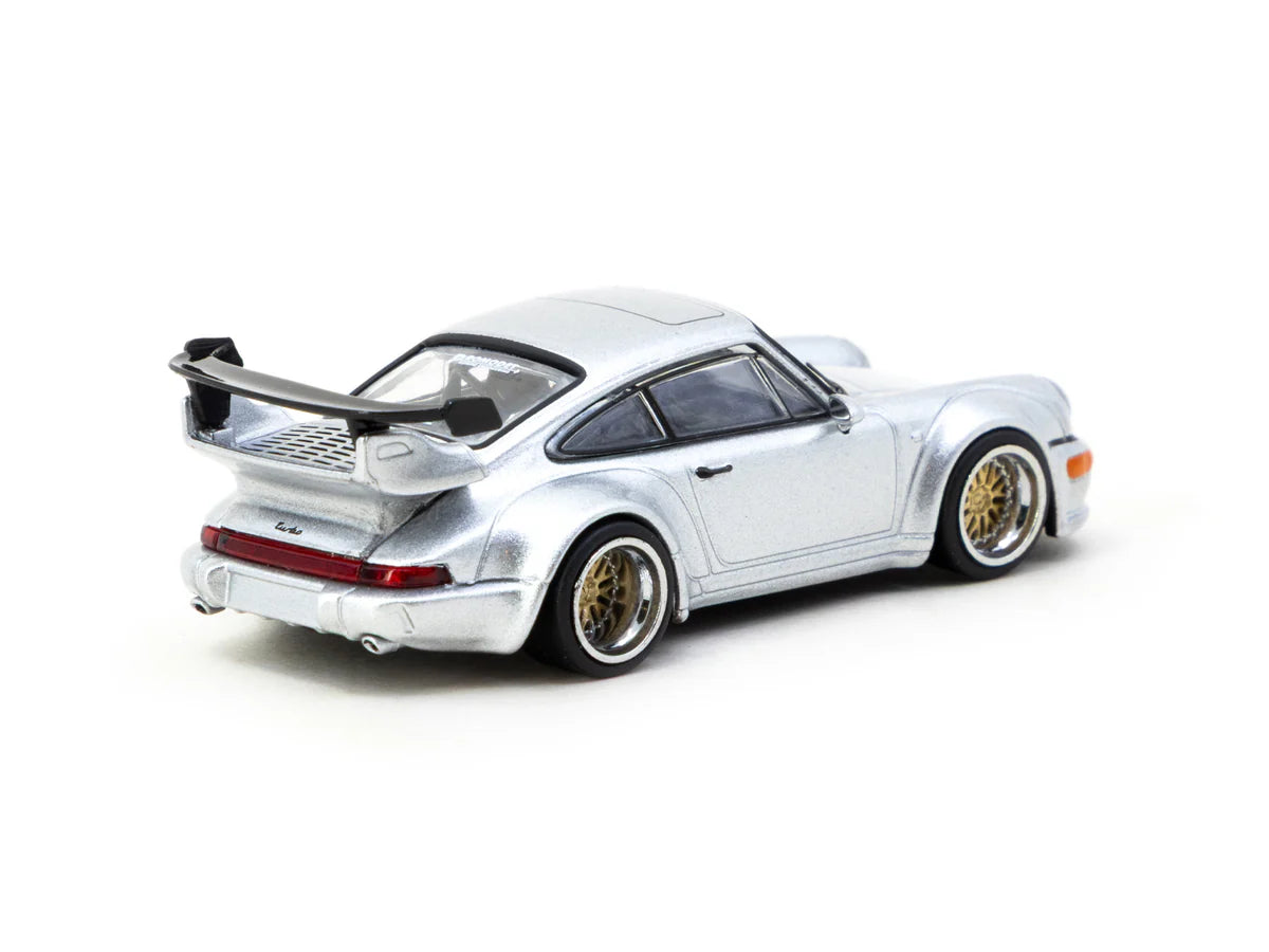 Porsche RWB 964 Silver - Tarmac Works HOBBY64 1/64