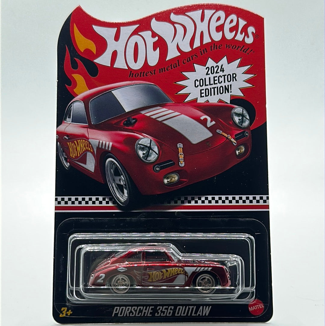 Porsche 356 Outlaw Hotwheels 2024 RLC Red Line Club Collector Edition Diecast Culture