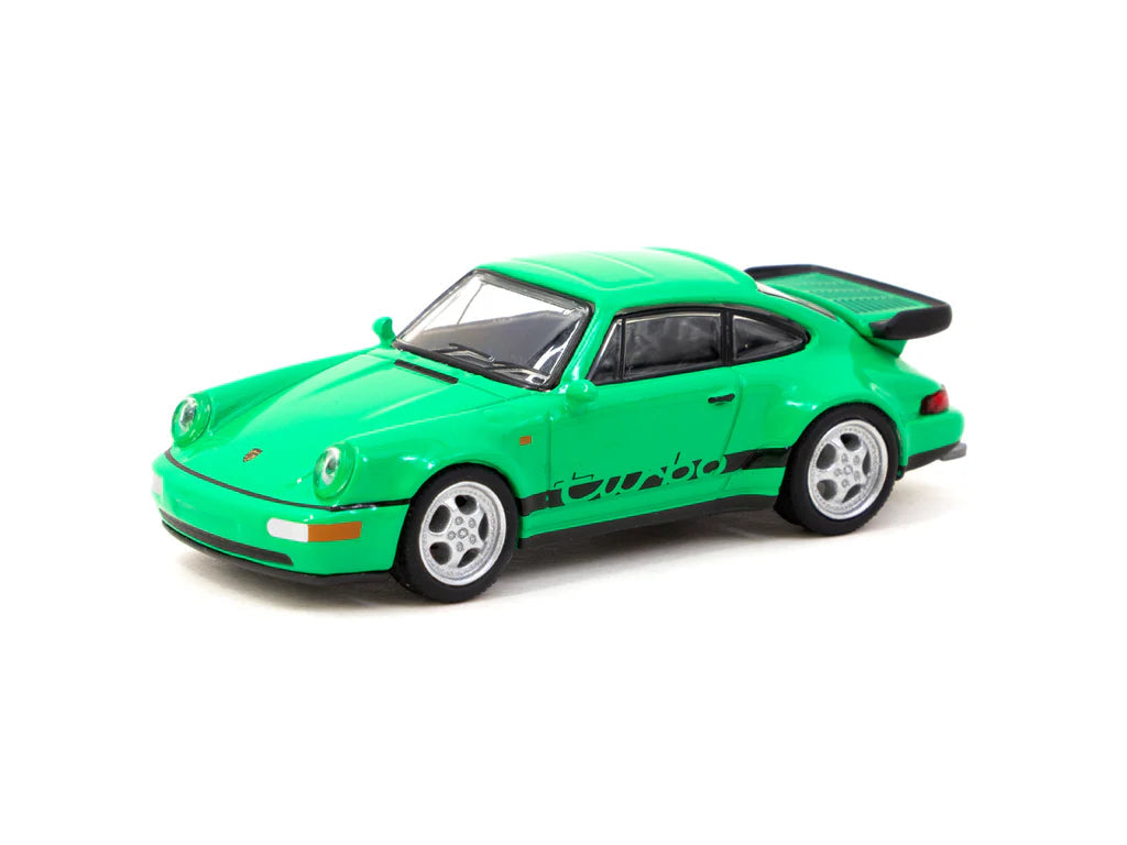 PORSCHE 911 TURBO (GREEN) TARMAC WORKS 1:64