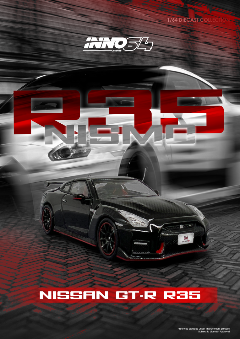 Nissan GT-R (R35) NISMO Black - INNO64
