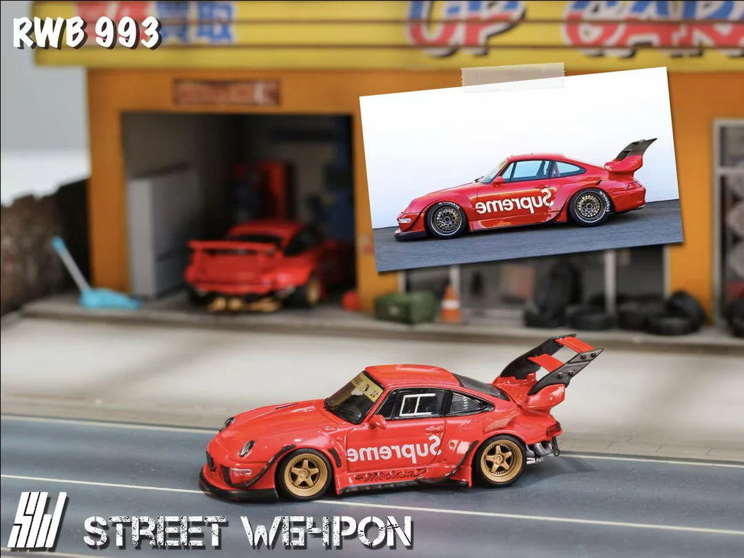 RWB 993 SUPREME - LIMITED TO 999pcs STREET WEAPON 1:64