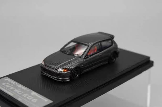 Honda Civic EG6 Full Carbon V2 - *Limited to 300pcs* Street Weapon 1/64