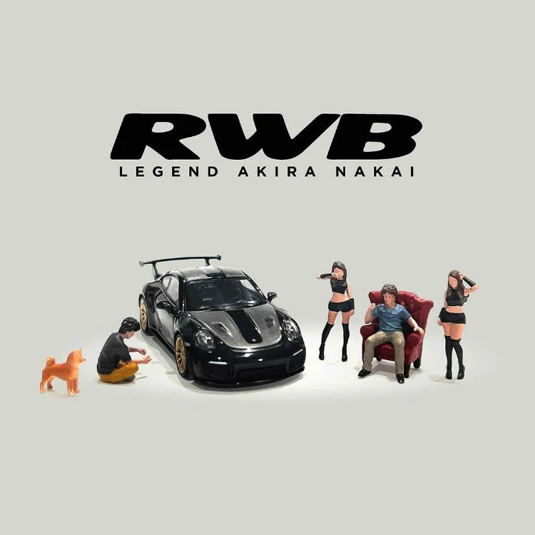 'RWB Legend' Set - American Diorama Diecast Figures 1:64 Scale