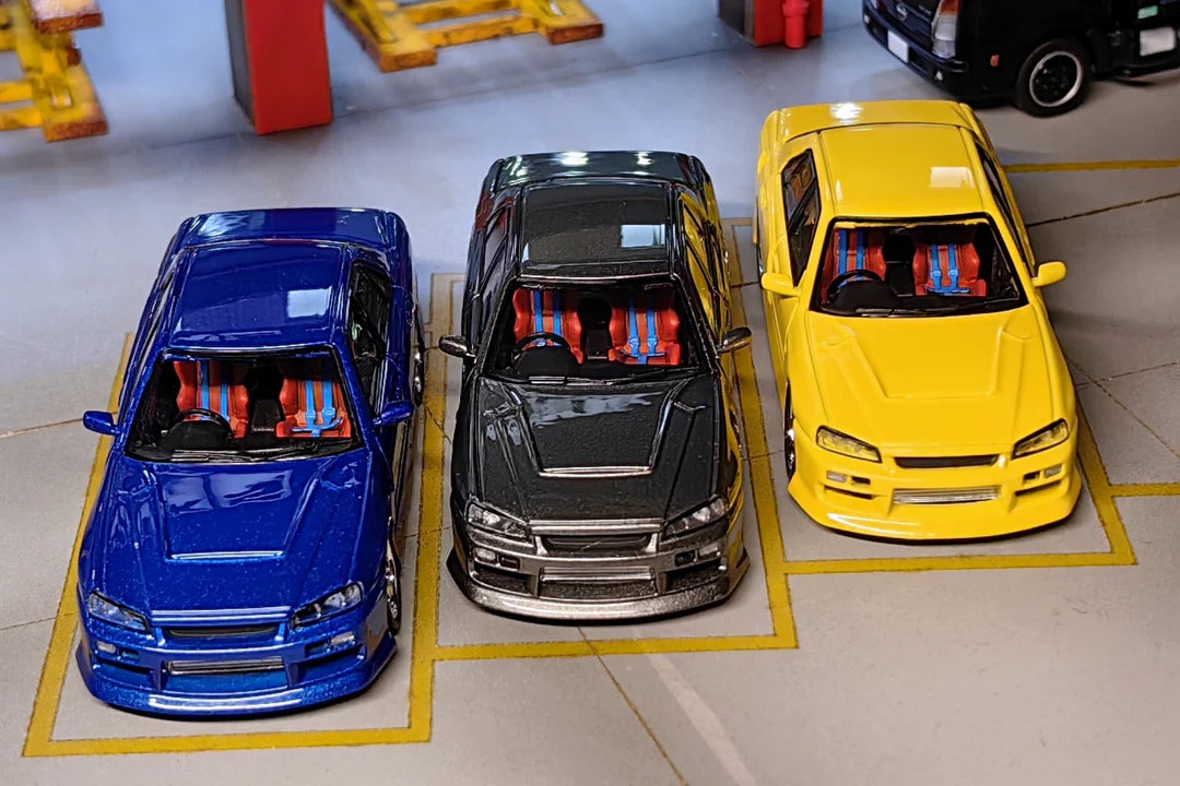 NISSAN SKYLINE ER34 URAS (3 COLOURS) - MORTAL X ORIGINAL MODEL NISSAN SKYLINE ER34 URAS (3 COLOURS) - MORTAL X ORIGINAL MODEL