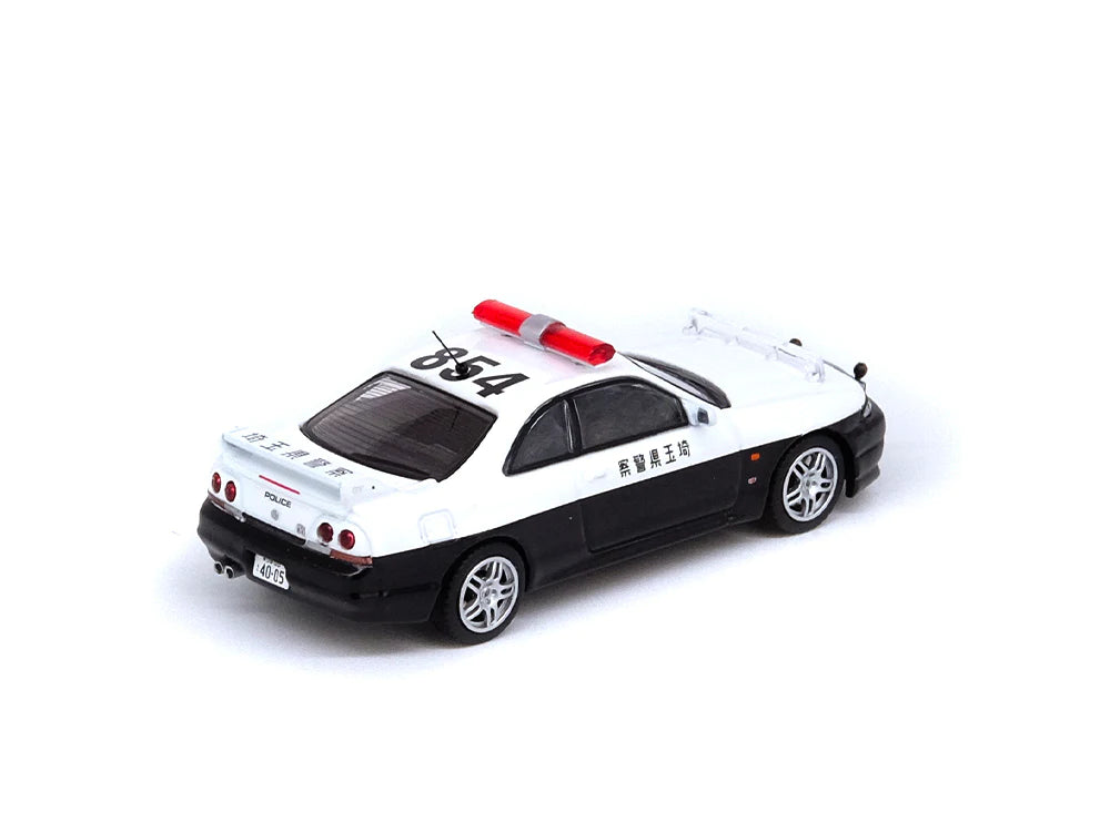 Nissan Skyline GT-R (BNR34) Police Car Tomica Mainline 1:62 Scale