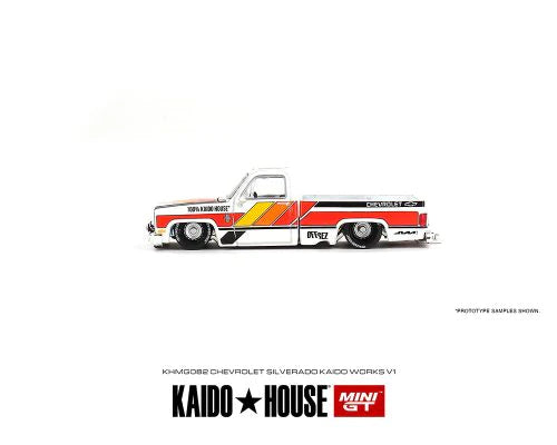 Chevrolet Silverado Kaido Works V1 082 Kaido House x MiniGT 1:64 Scale