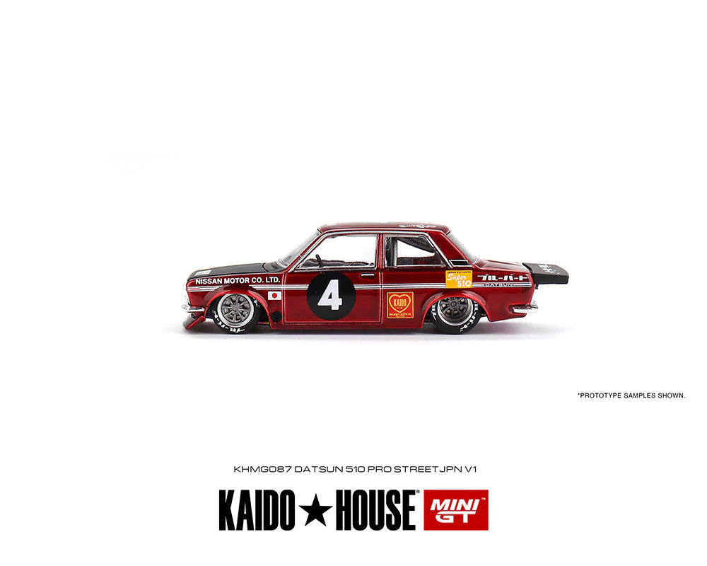 Datsun 510 Pro Street Super 510 062 Kaido House x MiniGT 1:64 Scale