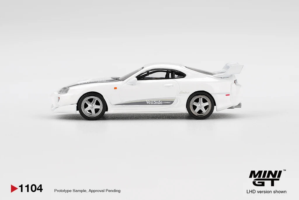Toyota Supra VeilSide Combat V-I (White) Mini GT 1:64 MGT01104