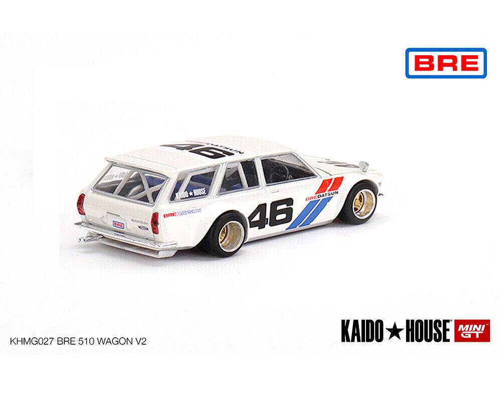 Datsun 510 Wagon BRE 027 Kaido House x MiniGT 1:64 Scale