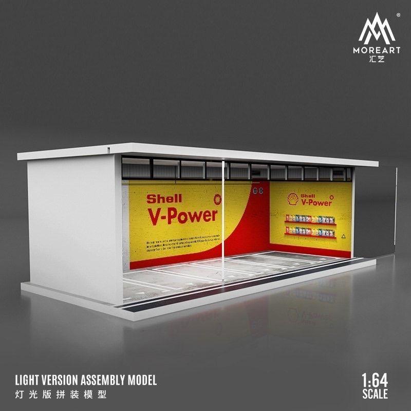 Shell V-Power Diorama 1:64 Scale MoreArts