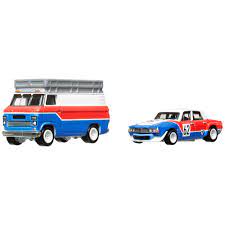 Hotwheels Premium Team Transport #55 - '70 Rover P6 Group 2 / HW Rally Hauler