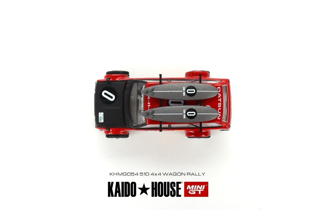 Datsun 510 4x4 Wagon Red 054 Kaido House x MiniGT 1:64 Scale