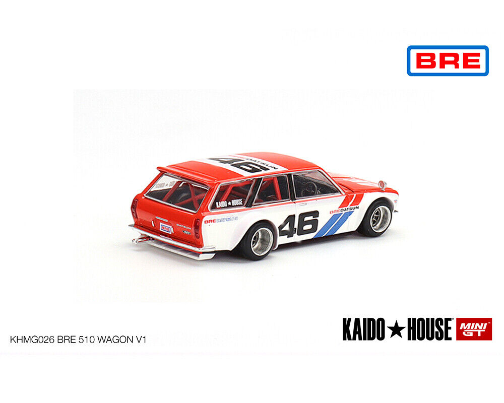 Datsun 510 Wagon BRE V1 026 Kaido House x MiniGT 1:64 Scale