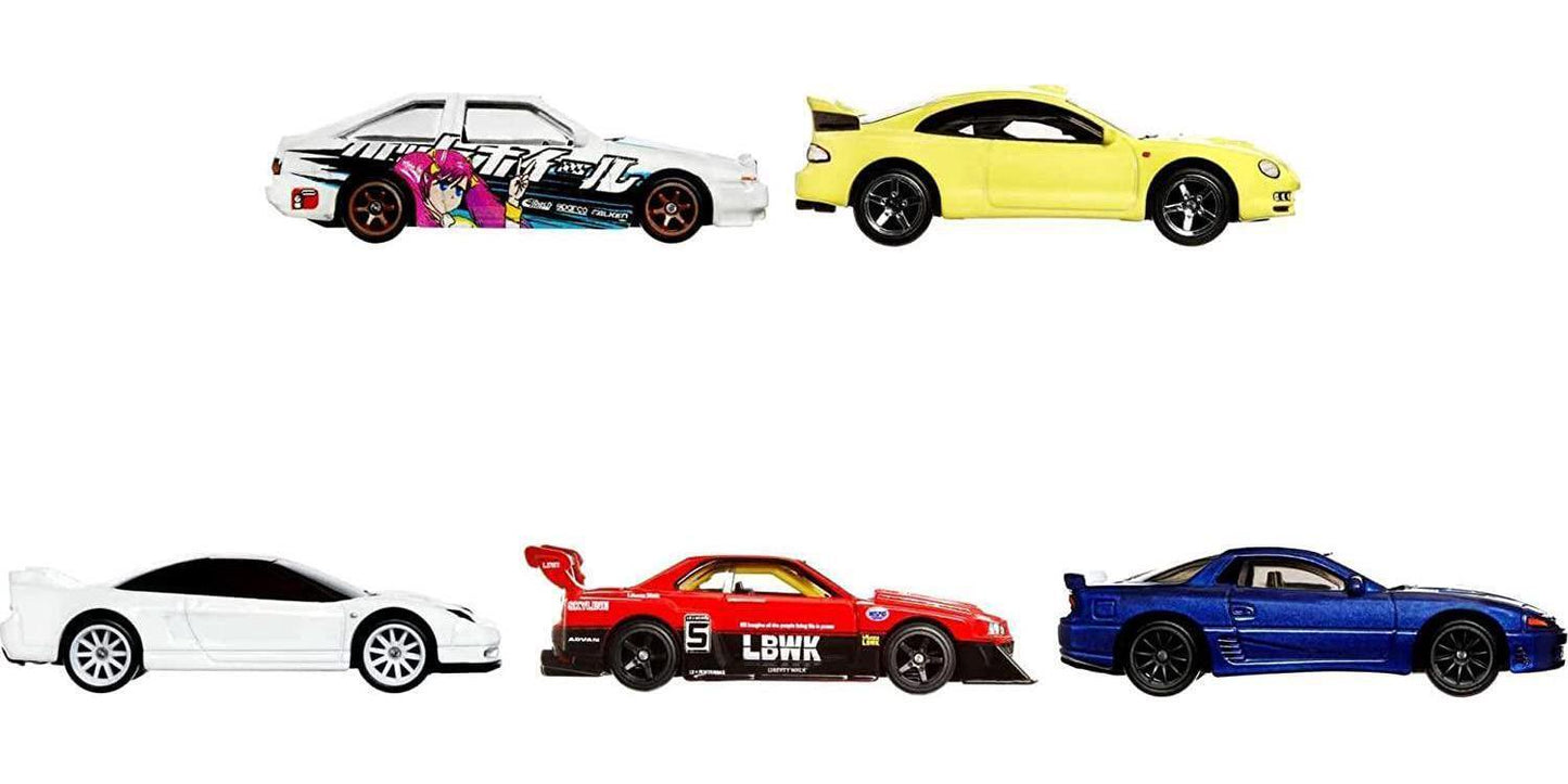 Hotwheels Premium Mountain Drifters Container Multi-Pack 5 Cars 1:64 Scale