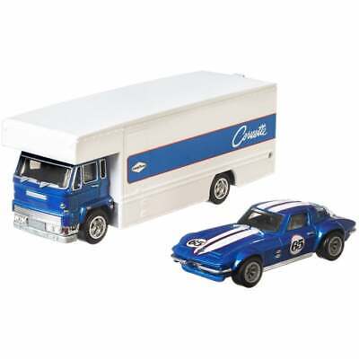 Hotwheels Premium Team Transport #24 - Custom Corvette Stingray Coupe / Fleet Flyer