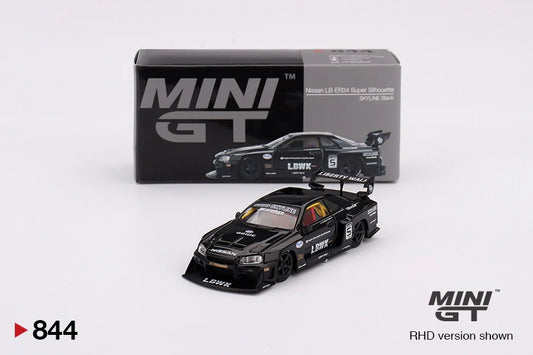 Nissan LB-ER34 Super Silhouette SKYLINE Black - MGT00844 Mini GT 1:64