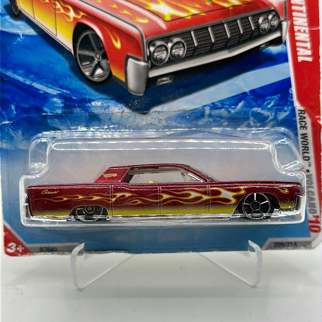 ‘64 Lincoln Continental 03/04 - Race World Volcano ‘10 Hotwheels Mainline *VERY BAD CARD*