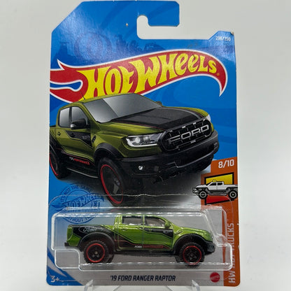 ‘19 Ford Ranger Raptor - HW Hot Trucks 8/10 Hotwheels Mainline 236/250