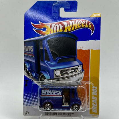 Bread Box 2010 HW Premiere Hotwheels Mainline 14/52 VAN