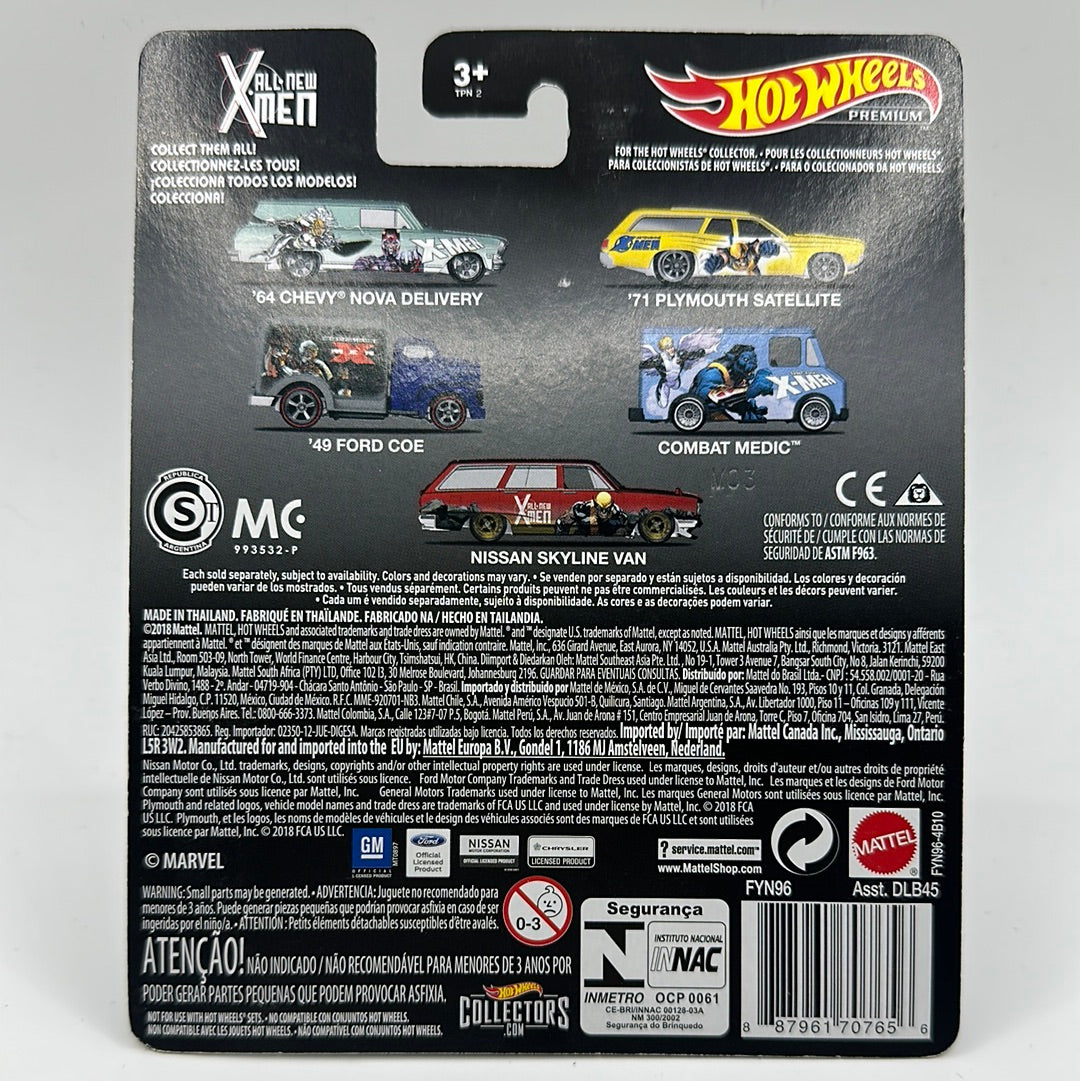 Nissan Skyline Van X-men 5/5 Hotwheels Premium 1:64