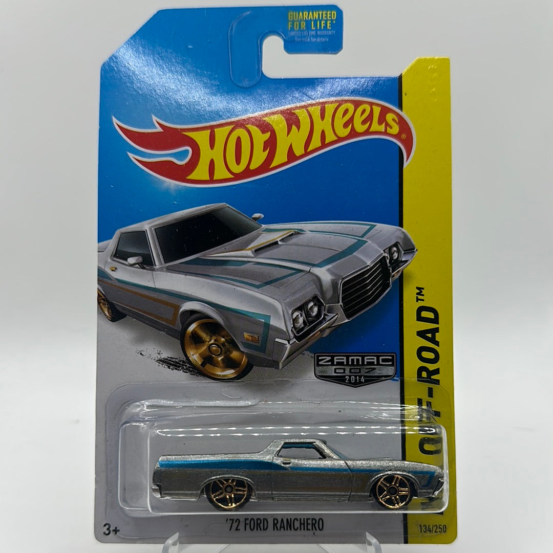 ‘72 Ford Ranchero ZAMAC 007 - HW Off-Road Hotwheels Mainline 134/250 2014