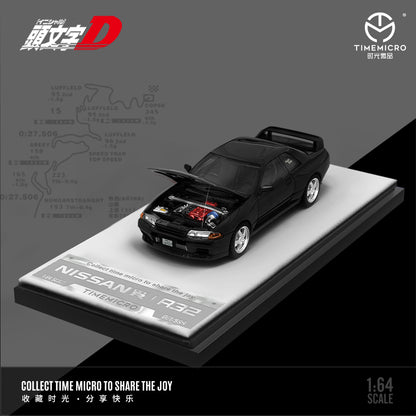 Nissan GTR R32 INITIAL D - LIMITED TO 999pcs TimeMicro1:64