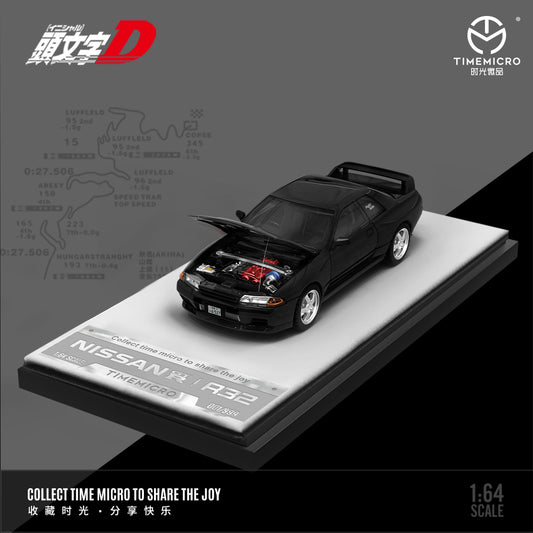 Nissan GTR R32 INITIAL D - LIMITED TO 999pcs TimeMicro1:64