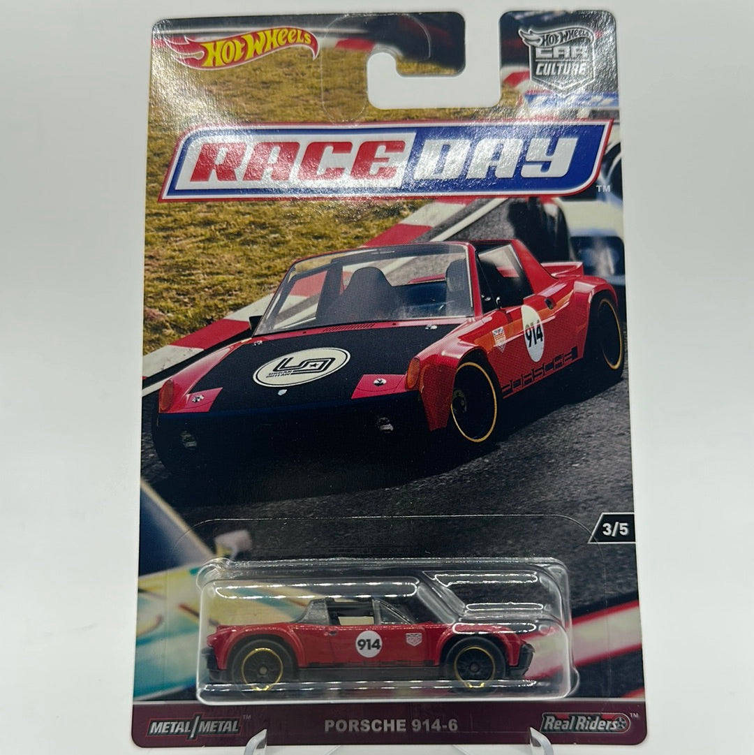 Porsche 914-6 RACE DAY 3/5 Hotwheels Car Culture