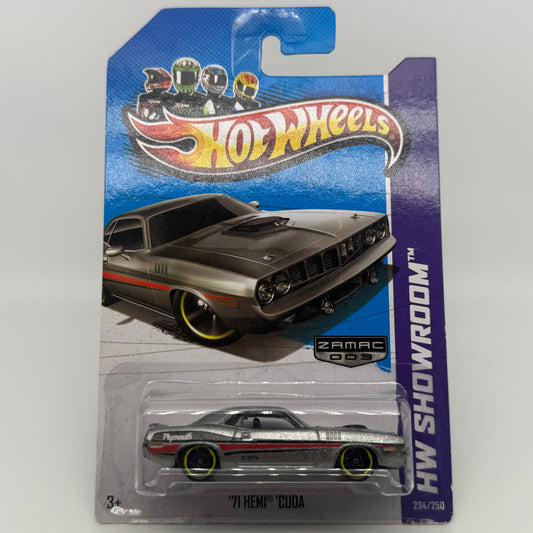 ‘71 Hemi Cuda ZAMAC 003 - HW Showroom 234/250 Hotwheels Mainline