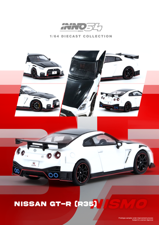 Nissan GT-R (R35) NISMO (White)-White INNO64