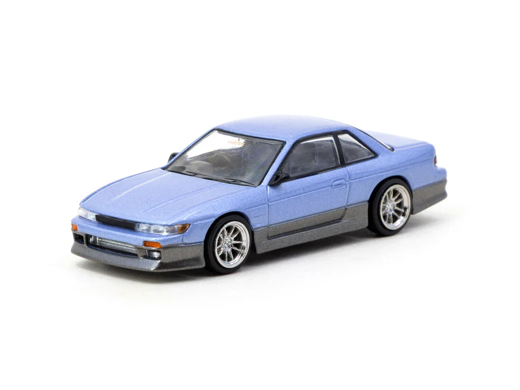NISSAN S13 SILVIA VERTEX BLUE/GREY TARMAC WORKS 1:64
