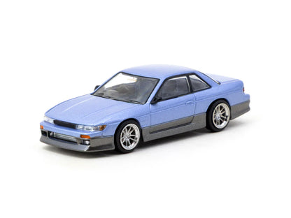 NISSAN S13 SILVIA VERTEX BLUE/GREY TARMAC WORKS 1:64