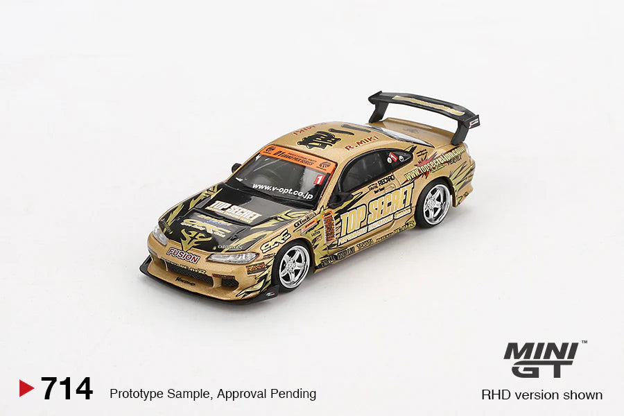 NISSAN SILVIA (S15) TOP SECRET D1GP MINI GT 1:64 MGT00714