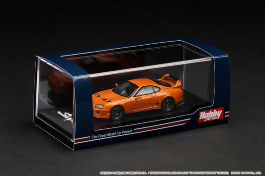 TOYOTA SUPRA RZ (A80) JDM STYLE (ORANGE) HOBBY JAPAN 1:64