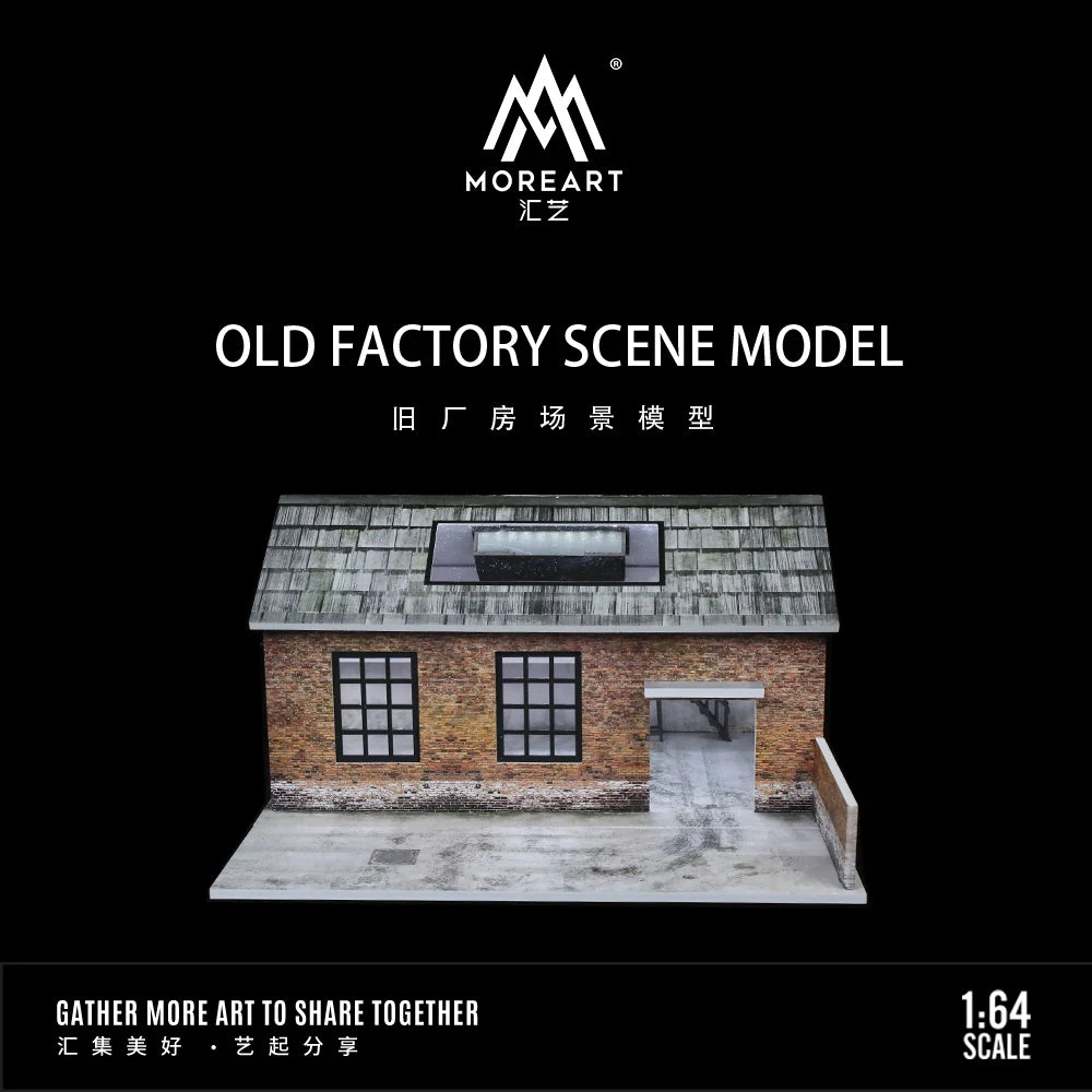 OLD FACTORY SCENE MODEL - MOREART 1:64