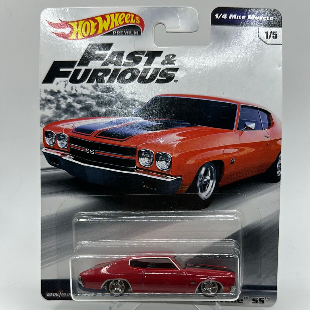 1970Chevrolet Chevelle SS (1/4 Mile Muscle) Fast & Furious 1/5 Hotwheels Premium