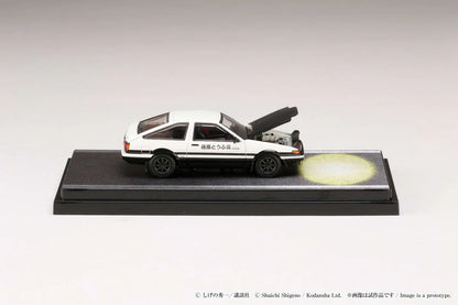 TOYOTA SPRINTER TRUENO GT APEX (AE86) / INITIAL D ENGINE MOUNTED MODEL VS TOMOYUKI TACHI - HOBBY JAPAN 1:64