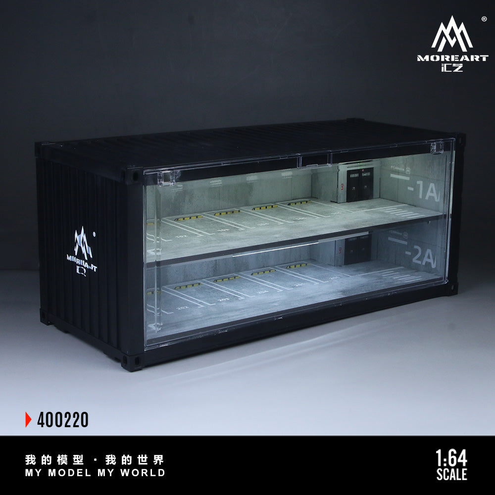Underground Parking Garage Shipping Container - MoreArts 1:64