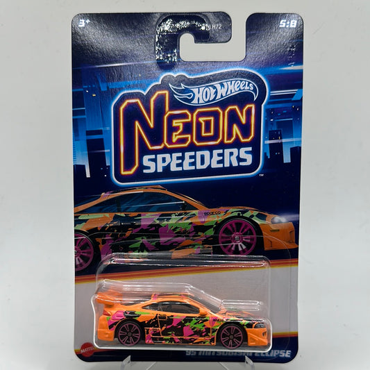 ‘95 Mitsubishi Eclipse Neon Speeders 5/8 Hotwheels Mainline