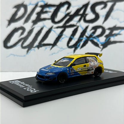 HONDA EG6 ROCKET BUNNY PANDEM SPOON SPORTS 1:64 Scale