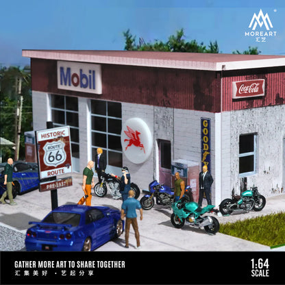 ROUTE 66 SCENE MODEL MO936405 - MOREART 1:64