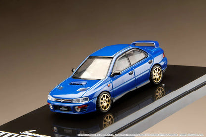SUBARU IMPREZA WRX (GC8) 1992 w/Engine Display (Sport Blue) - Hobby Japan