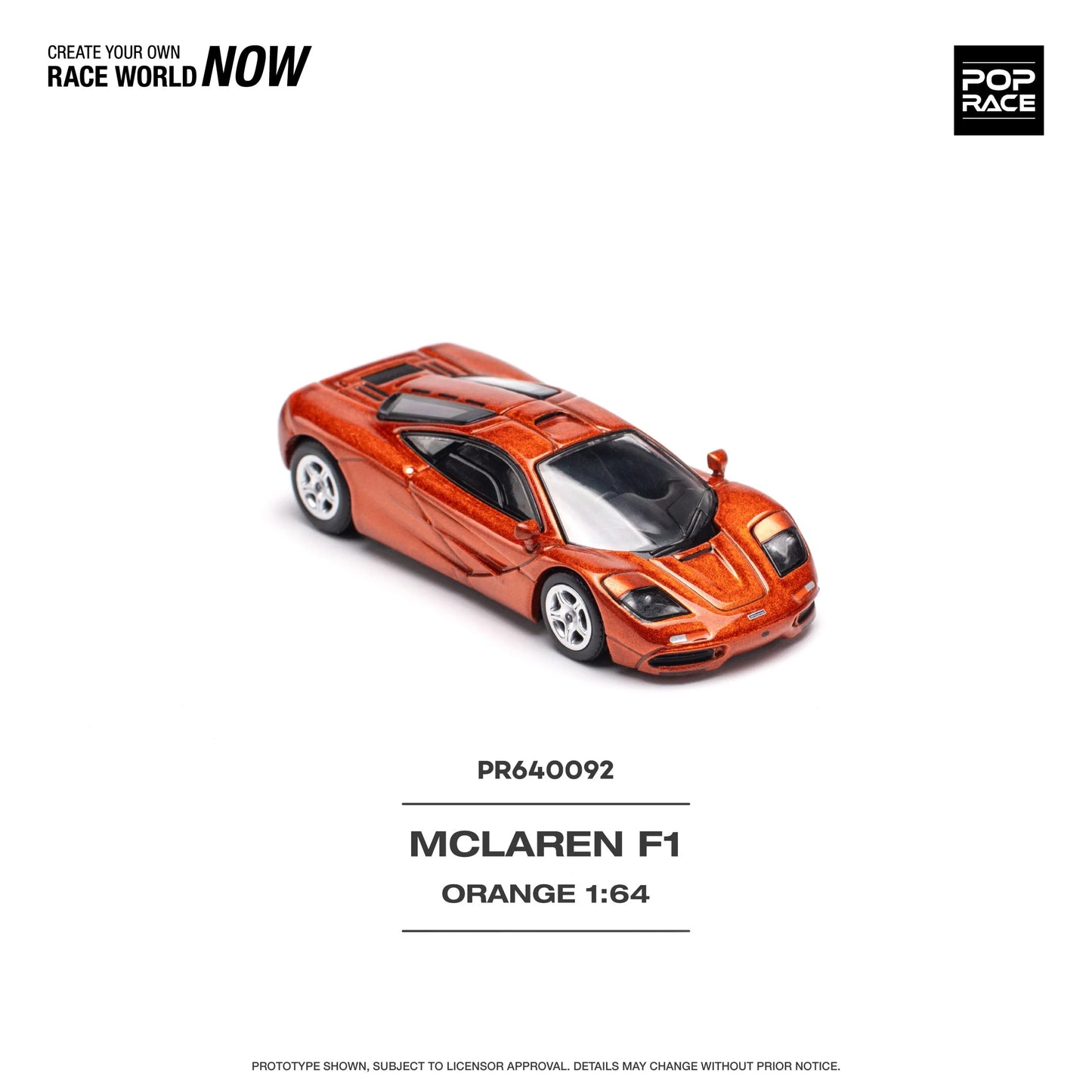 McLaren F1 Orange – PR64-0092 POP RACE