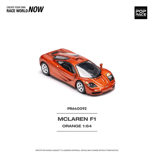 McLaren F1 Orange – PR64-0092 POP RACE